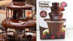 3 Layers Mini Chocolate Fountains Fondue Waterfall Maker