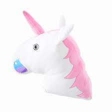 SOFT STUFFED TOY ANIMAL - Unicorn Pillow  (KKWI)