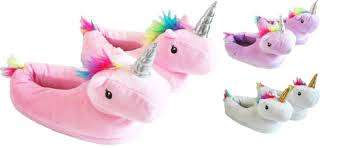 Women Slippers unicorn Cute Adult Slippers Warm Cotton Woman