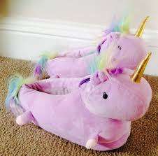 Women Slippers unicorn Cute Adult Slippers Warm Cotton Woman