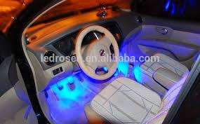 Car Voice-Activated LED Foot Light Strip Bar, Interior Decorative Colorful Atmosphere Lamp (KKHE)