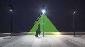 60W Solar Street Light SMD LED Outdoor Garden Pathway Parking Lot Light IP65(KKCKE)