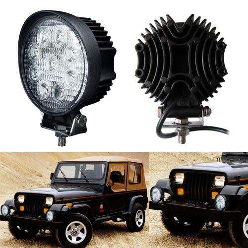 27W Spot Beam LED Work Light Bar Offroad Driving Lamp UTE ATV 4WD 12V/24