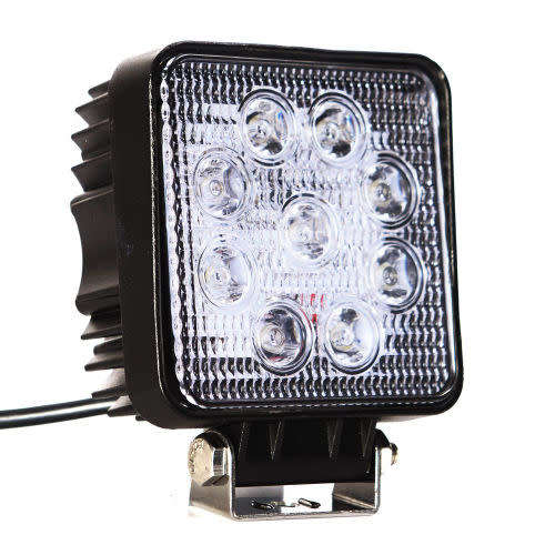 27W 12V 24V flood Lamp Driving LED Work Light Offroad Camping SUV UTE Boat