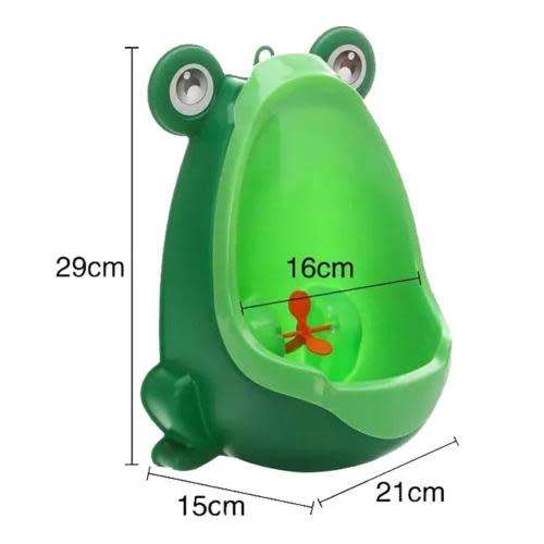 Frog Plastic Baby Children Boys Pee Potty Toilet Training Kids Urinal Bathroom