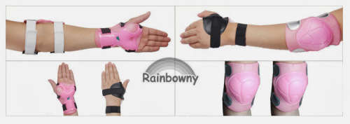 Protective Gear( Protective Wrist Knee Elbow Head Set)