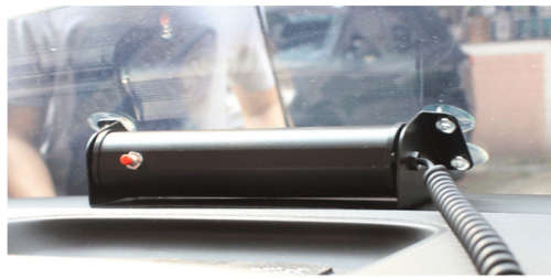 8 LED Strobe White Amber Emergency Vehicle Car Flash Light Warning Dash 3 Modes