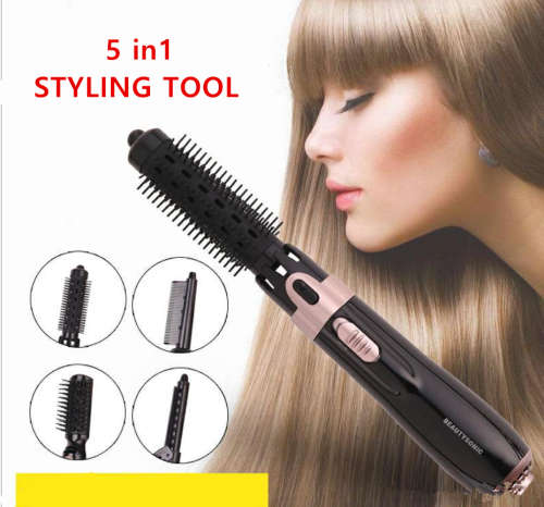 New 5-in-1 Hair Curler Wand Roller Curling Iron Hair Styling Tool (KKBKE)