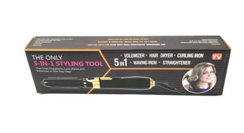 New 5-in-1 Hair Curler Wand Roller Curling Iron Hair Styling Tool (KKBKE)