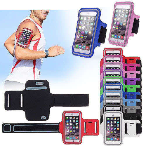 Sport Running Arm Band Phone Holder Jogging Gym Cycling for iPhone 7 6S 6 Plus (KKBE)