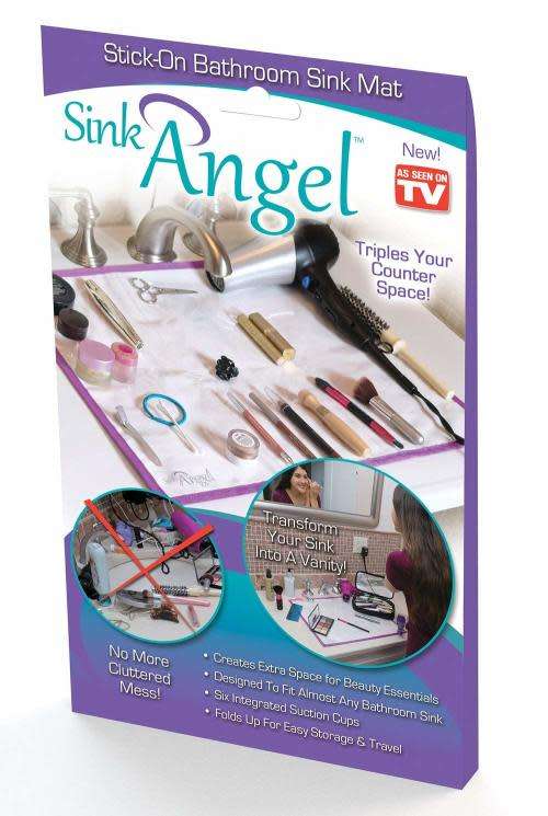 Sink Angel Stick-On Bathroom Sink Mat (KKAK)