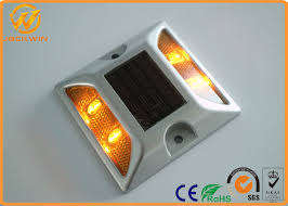 SOLMORE Solar Dock Light, 2 Pack LED Deck Light Solar Lights Path Road Dock Light (KKBIE)