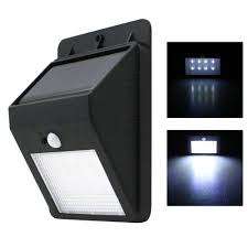 SOLAR POWERED LED SENSOR WALL LIGHT