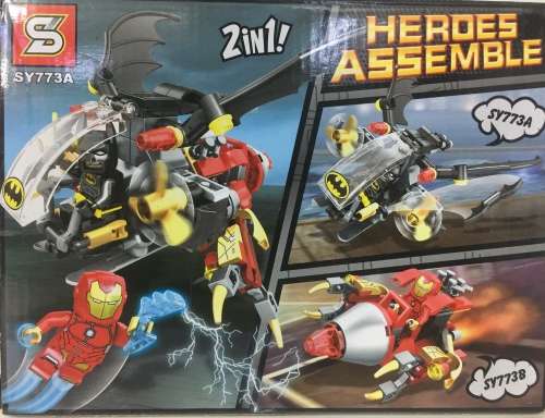 HEROES ASSEMBLE (SY773A 104 PCS LEGO)