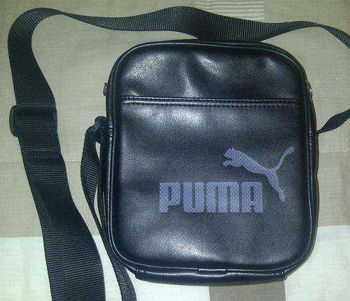 Puma black small sling bag mens unisex Markhams used once