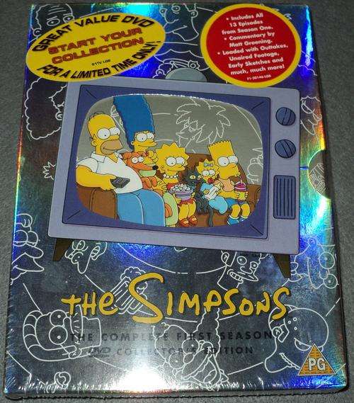 The Simpsons Complete First Season DVD Collectors 4 discs NEW