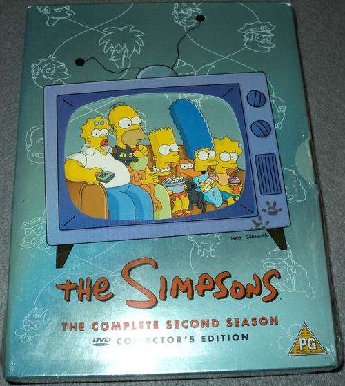 The Simpsons Complete Second Season DVD Collector's NEW sealed