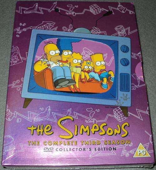 The Simpsons Complete Third Season DVD Collector's NEW sealed