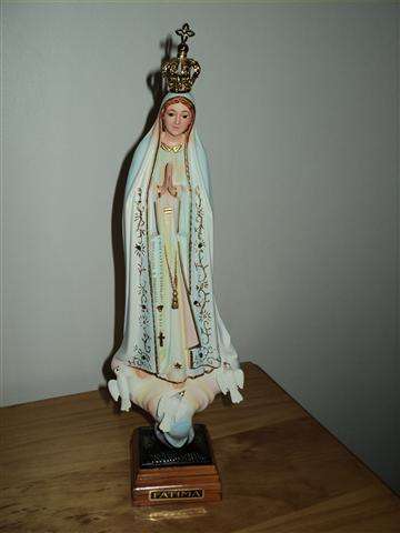 Catholic Our Lady of Fatima religious statue large made in Portugal