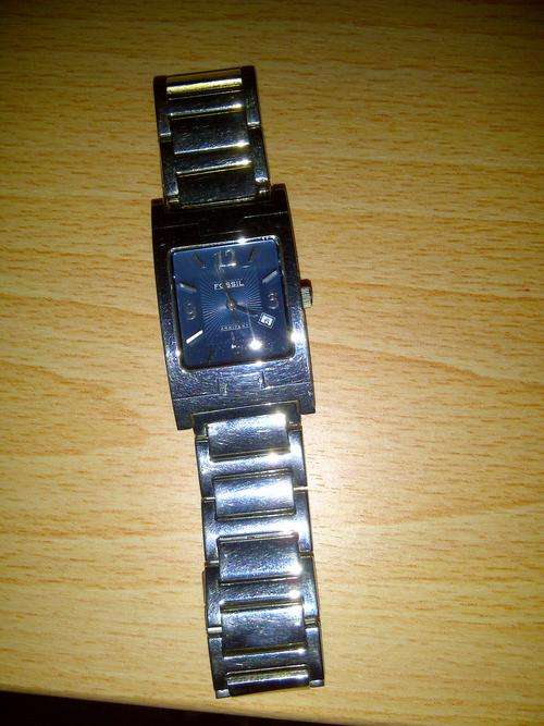 Mens FOSSIL watch Arkitekt stainless steel with original tin etc