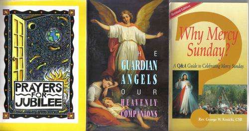 3 Catholic prayer booklets Divine Mercy Guardian Angels Jubilee Prayers