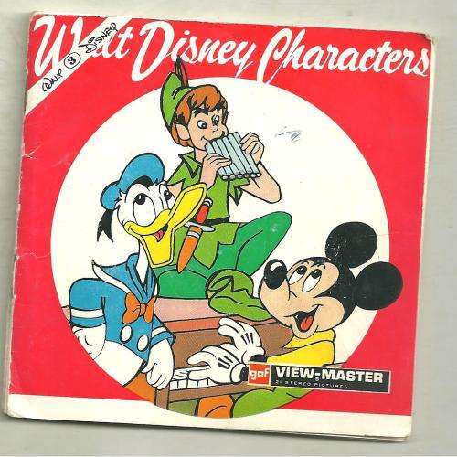 WALT DISNEY CHARACTERS- VIEW MASTER B 523E