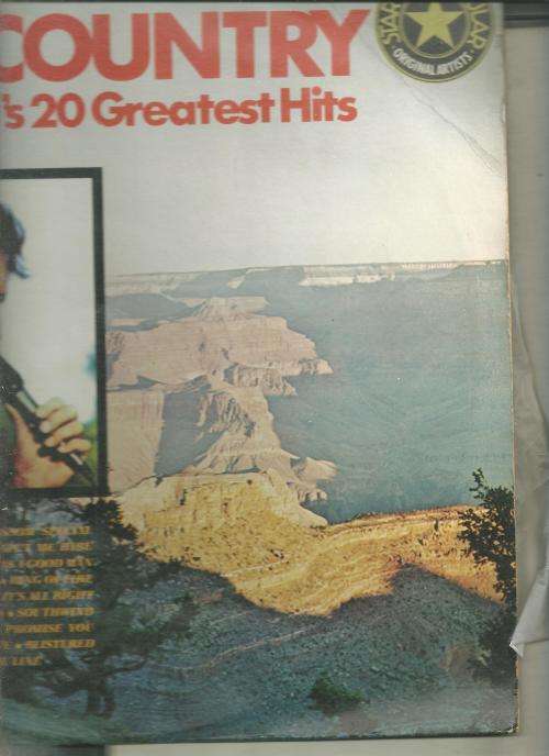 JOHNNY CASH- CASH COUNTRY- 20 GREATEST HITS (LP VINYL)