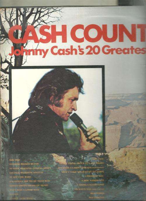 JOHNNY CASH- CASH COUNTRY- 20 GREATEST HITS (LP VINYL)
