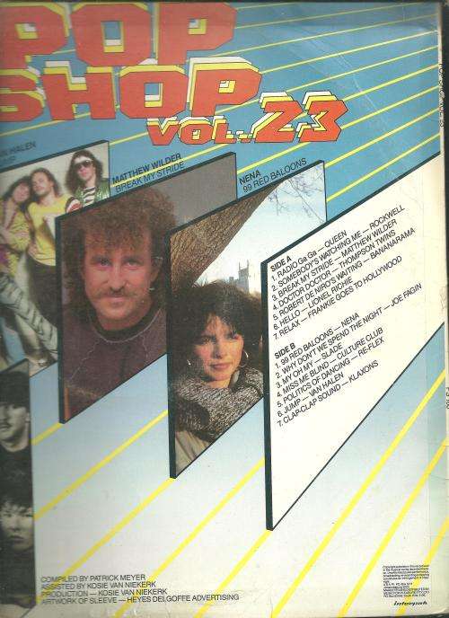 POP SHOP VOL 23- VARIOUS ARTISTS (LP VINYL)