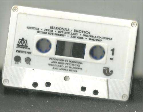 MADONNA- EROTICA (CASSETTE TAPE)
