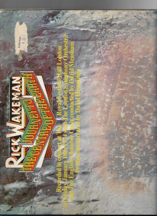 RICK WAKEMAN- JOURNEY TO THE CENTRE OF THE EARTH (LP VINYL)