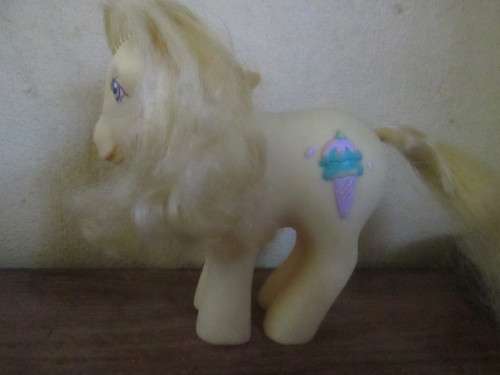 MY LITTLE PONY- SUNDAE BEST YELLOW ICE CREAM 1987