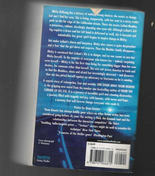 ONE DAY AWAY FROM HEAVEN- DEAN KOONTZ