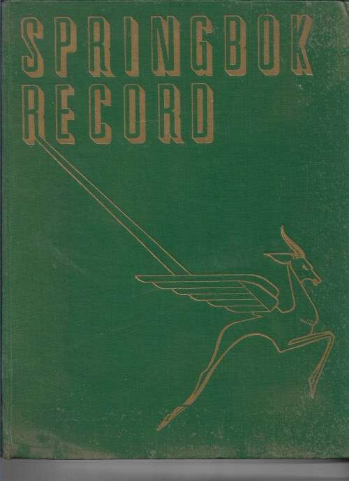 SPRINGBOK RECORD - HARRY KLEIN