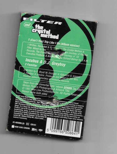 FILTER AND THE CRYSTAL METHOD- (CAN`T YOU) TRIP LIKE I DO (CASSETTE TAPE)