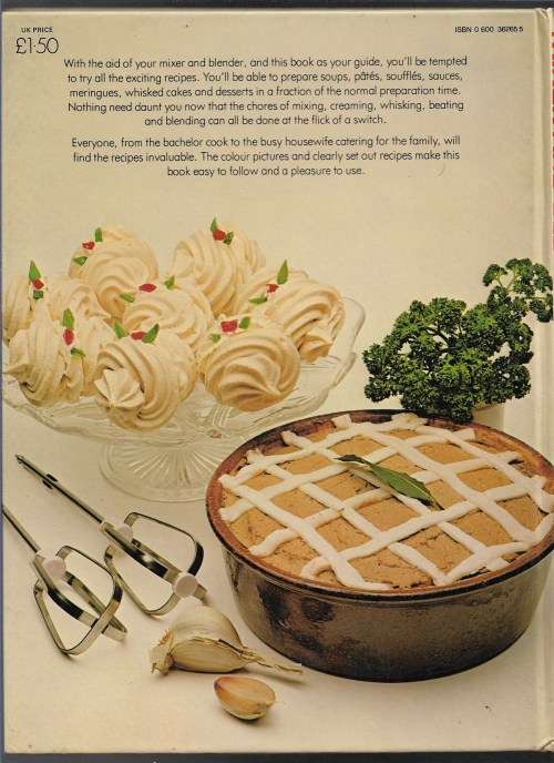 MIXER AND BLENDER COOKERY- HAMLYNS ALL COLOUR BOOK