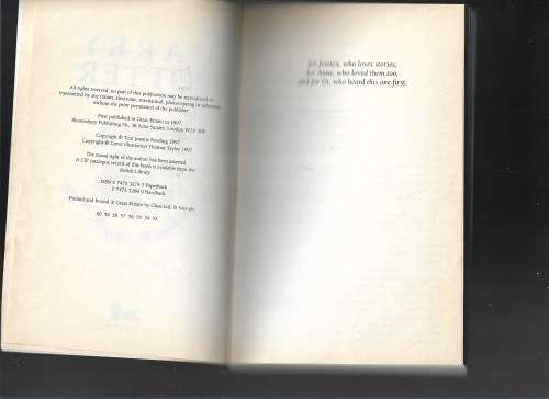 HARRY POTTER AND THE PHILOSOPHER`S STONE- J K ROWLING