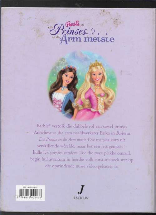 DIE PRINSES EN DIE ARM MEISIE- BARBIE