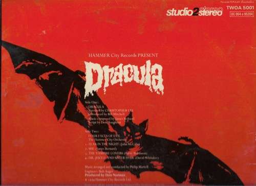 HAMMER PRESENTS- DRACULA- PHILLIP MARTEL (LP RECORD)