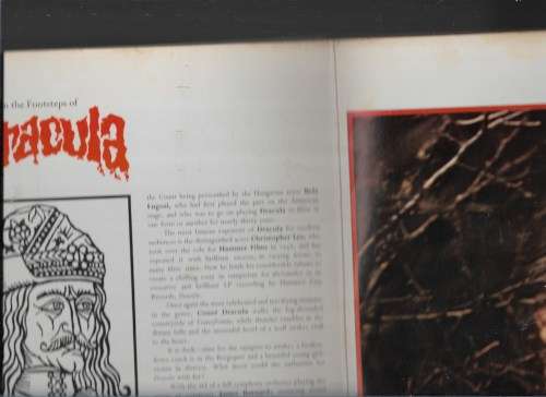 HAMMER PRESENTS- DRACULA- PHILLIP MARTEL (LP RECORD)