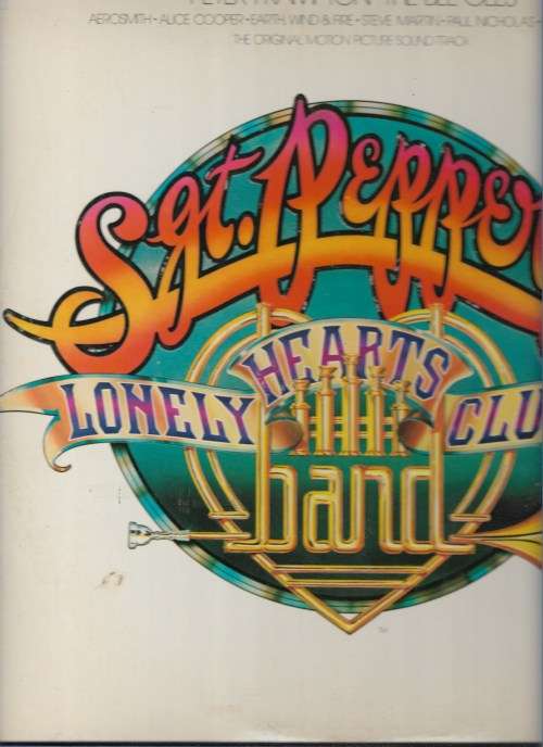 SGT PEPPERS LONELY HEARTS CLUB BAND- PETER FRAMPTON- THE BEE GEES (LP RECORD)