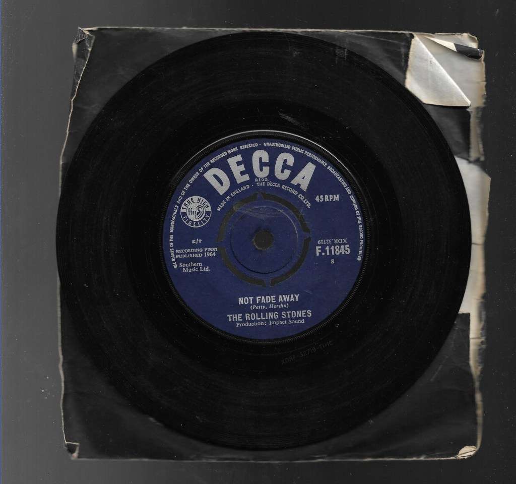 NOT FADE AWAY- THE ROLLING STONES (SEVEN SINGLE)