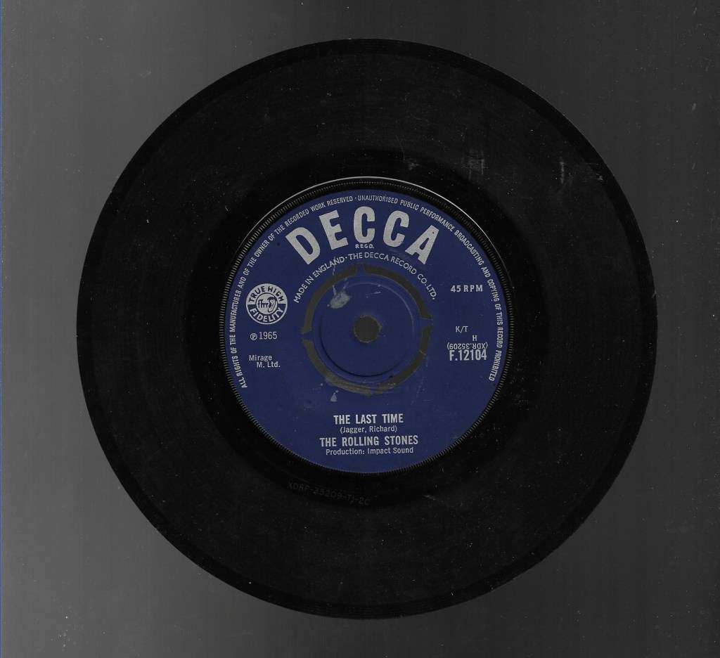 THE LAST TIME- THE ROLLING STONES (SEVEN SINGLE)