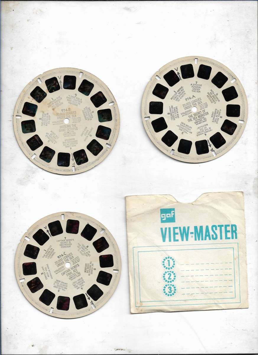 20 000 LEAGUES UNDER THE SEA- VIEWMASTER REELS