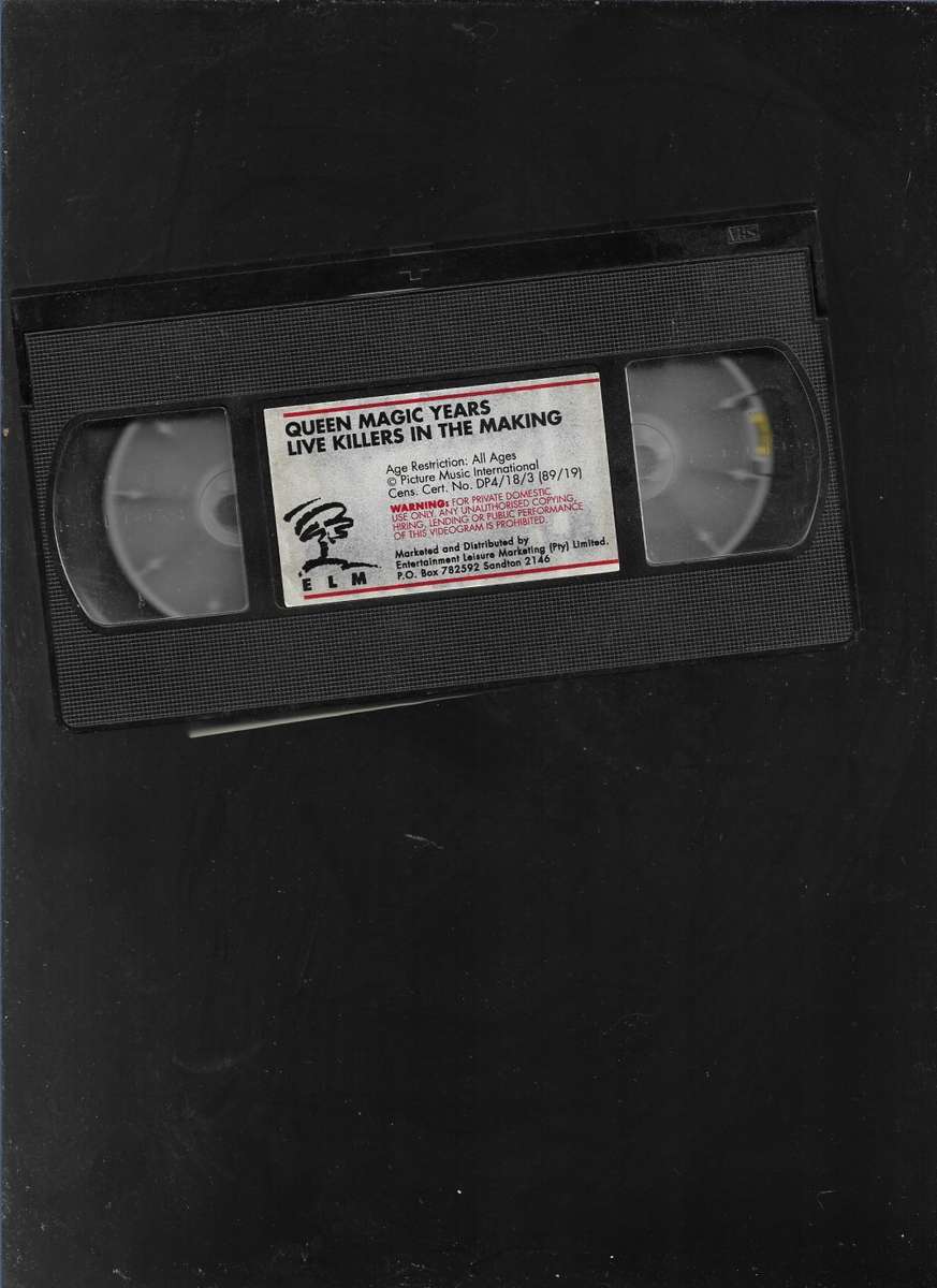 QUEEN- MAGIC YEARS (VHS TAPE)