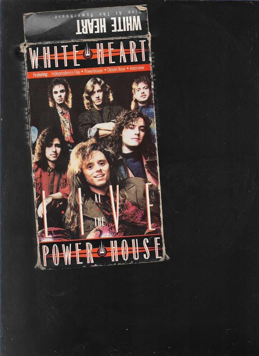 WHITE HEART- LIVE AT THE POWER HOUSE (VHS tAPE)