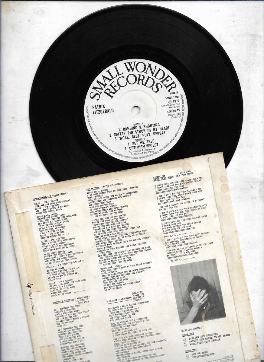 SAFETY PIN STUCK IN MY HEART-PATRIK FITZGERALD (SEVEN SINGLE)