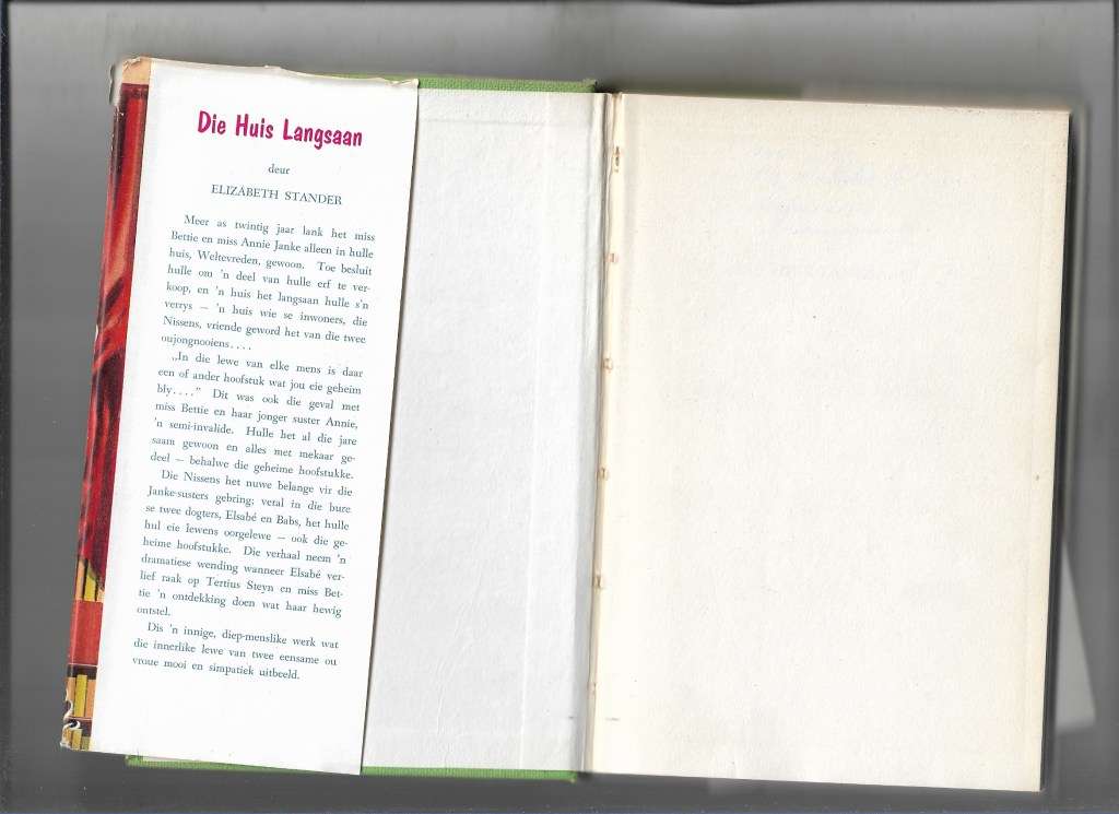 DIE HUIS LANGSAAN- ELIZABETH STANDER