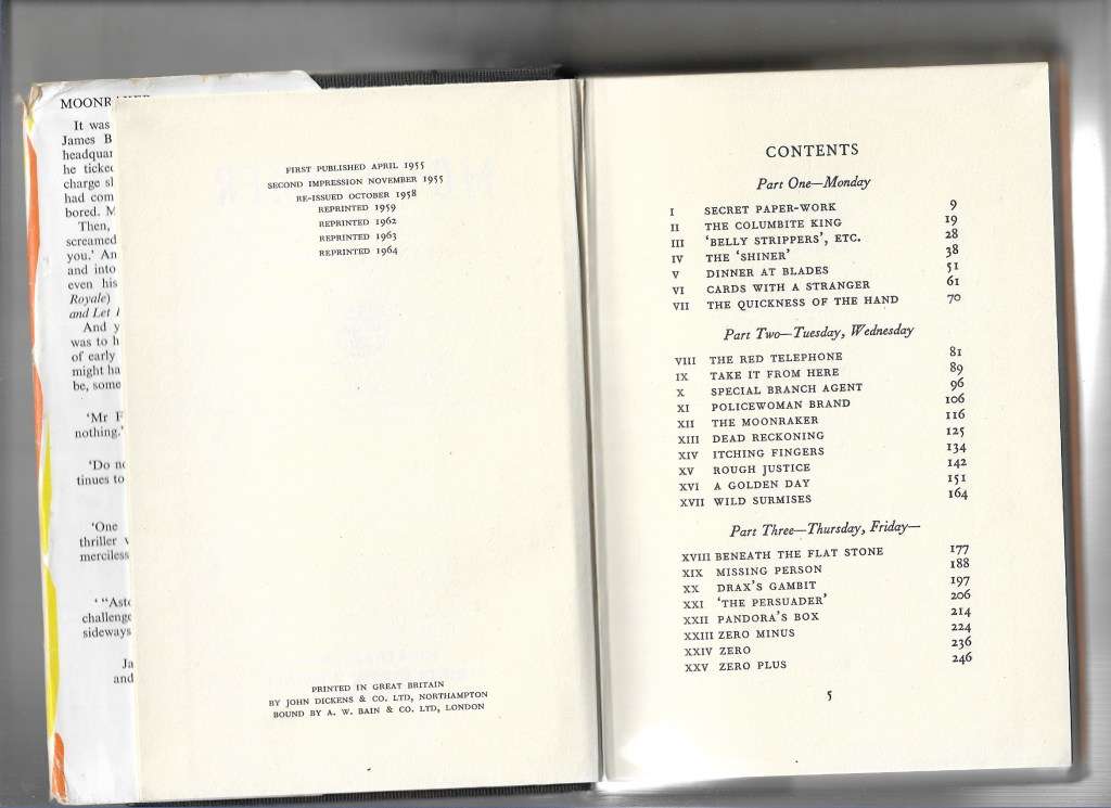 MOONRAKER- IAN FLEMING