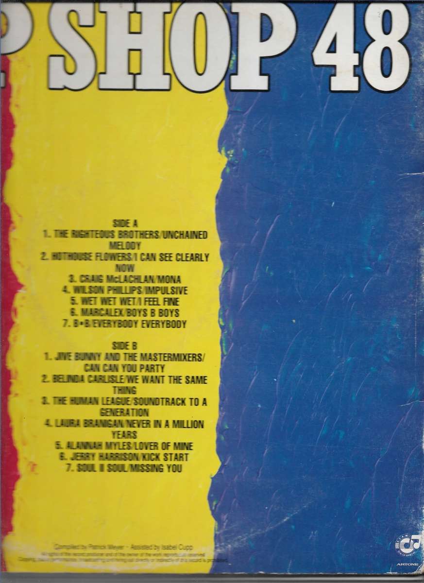 POP SHOP 48 - 14 ORIGINAL HITS (LP RECORD)